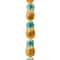 Yellow Pineapple Ceramic Beads, 21mm by Bead Landing™